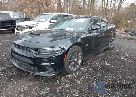 2020 Dodge Charger Scat Pack Rwd из США, поврежденный, VIN 2C3CDXGJ2LH114580